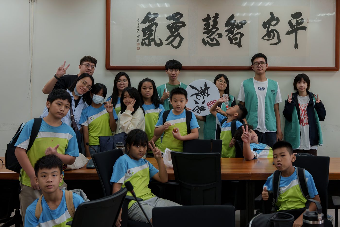 新發國小假日學堂課程結束後合影